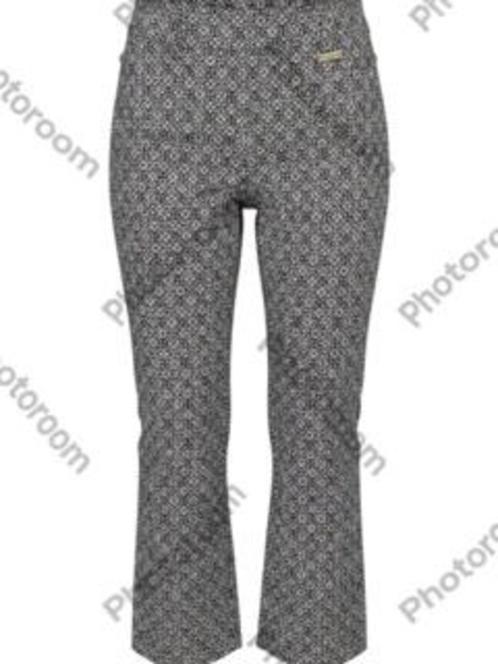 Roz & Ali Black White Pants Size 10 Black/White